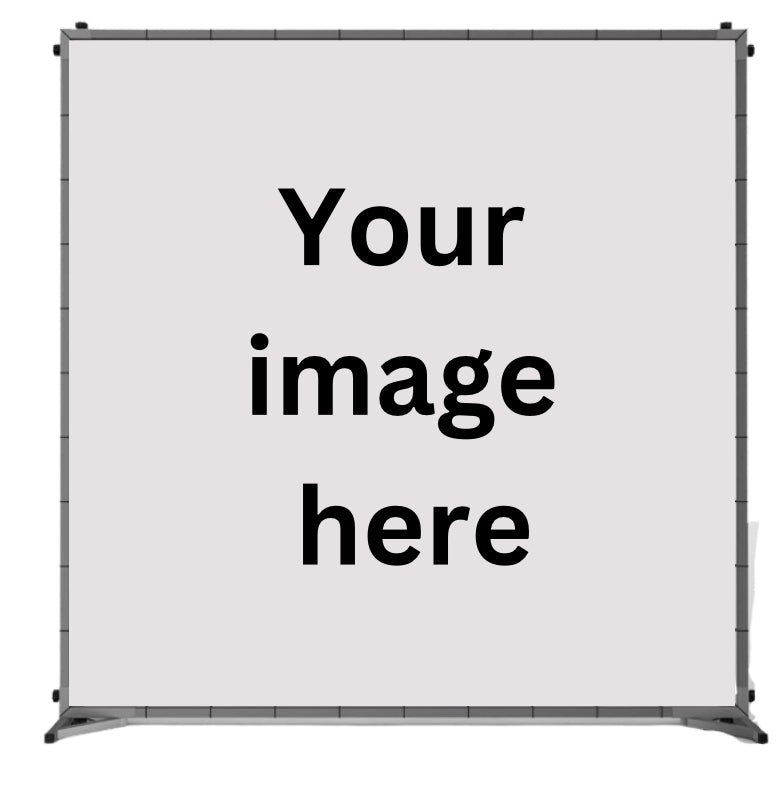 Customer banners with stand
