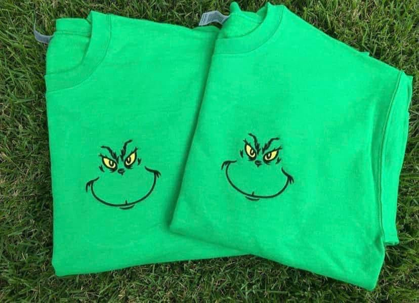 Embroidered green man