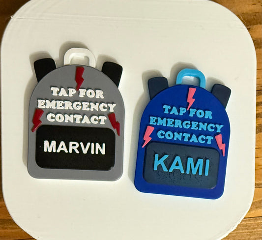 NFC backpack tags